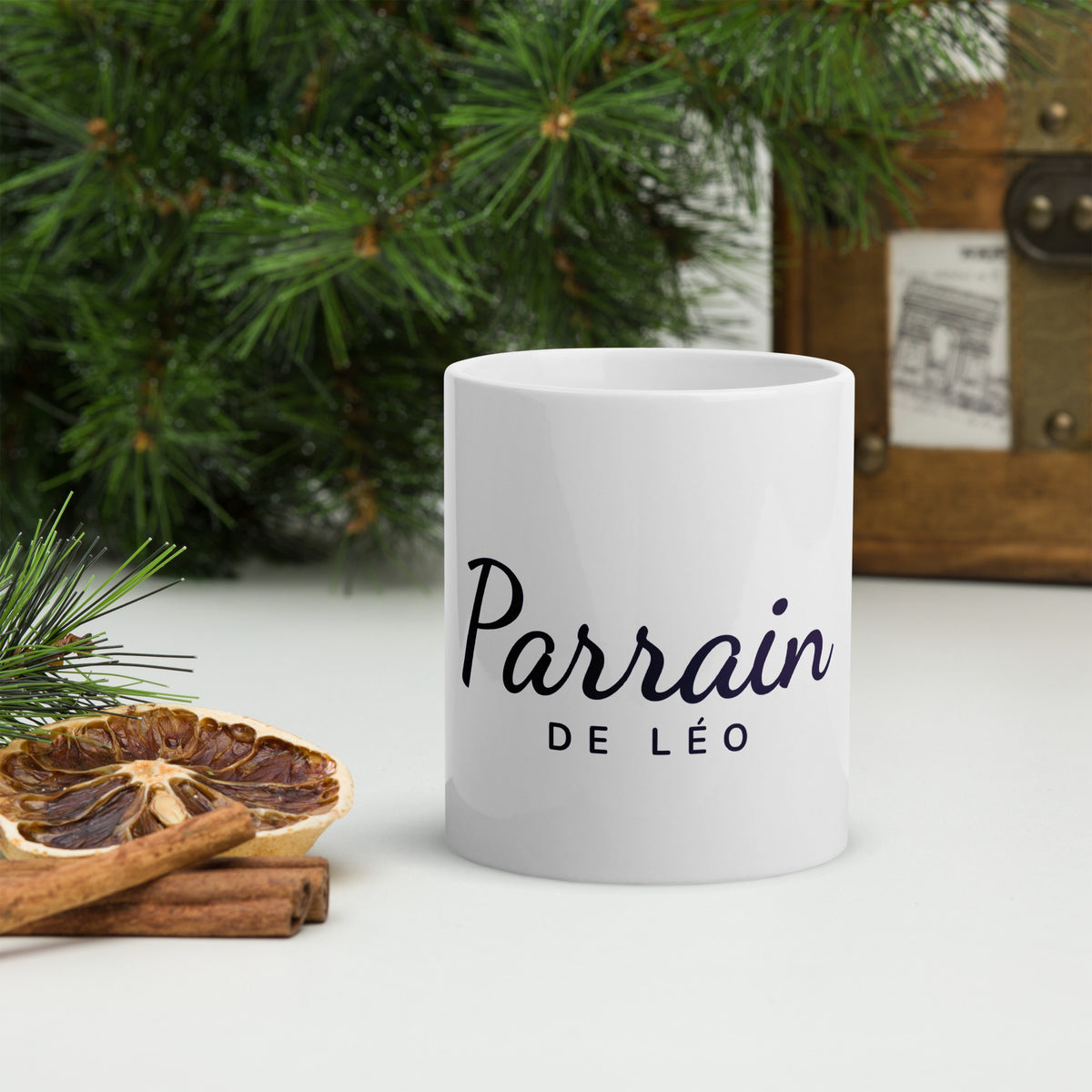 Mug personnalisé « Parrain de… » avec le prénom de votre filleul ou filleule