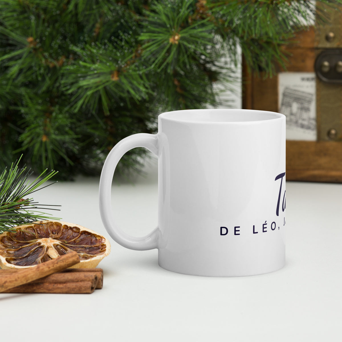 Mug personnalisé « Tata de… » avec les prénoms de ses neveux et nièces